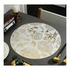 ECARLA podkładka na stół okrągła Ażur Złota 38cm MP42 1szt