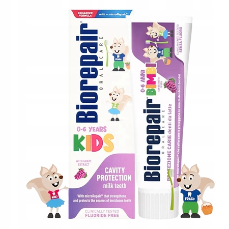 BIOREPAIR Junior pasta do zębów dla dzieci Winogrona 50ml