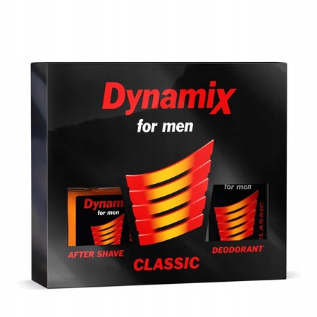 BIES Men Dynamix zestaw prezentowy [woda po goleniu 100ml + dezodorant 150ml] Classic