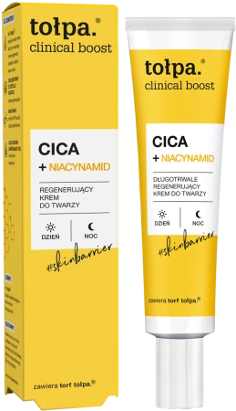 TOŁPA Clinical Boost regenerujący krem do twarzy Cica+Niacynamid 40ml