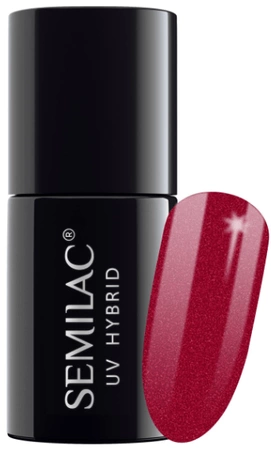 SEMILAC Hottie lakier hybrydowy 070 Pearl Red 7ml