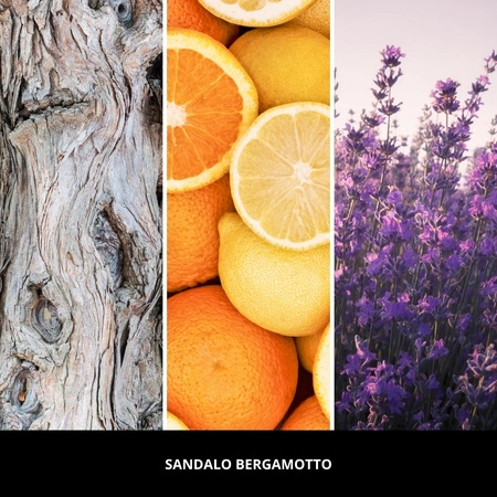 MILLEFIORI MILANO Car Icon Textile odświeżacz do auta SANDALO BERGAMOTTO 50g