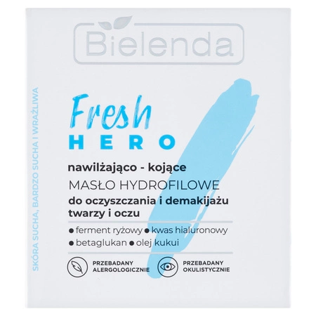 BIELENDA Fresh Hero hydrofilowe masło do demakijażu do twarzy i oczu 40g