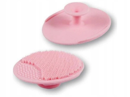 TOP CHOICE szczoteczka do mycia twarzy manualna, silikonowa 30628