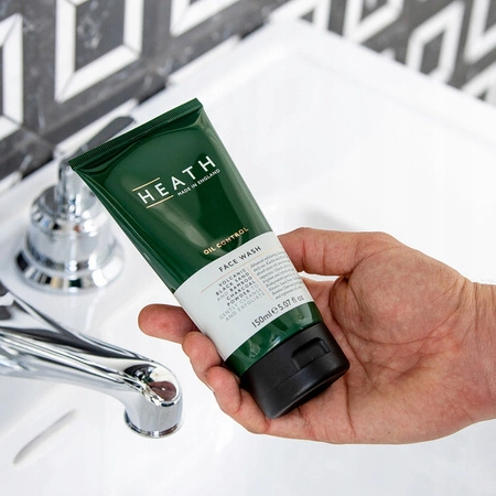 HEATH Men żel do mycia twarzy peelingujący Oil Control Face Wash 150ml