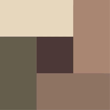 BELL HYPOALLERGENIC Nude Eyeshadow paletka cieni do powiek 04 5g