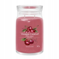 YANKEE CANDLE Signature Duża świeca w słoiku BLACK CHERRY 567g