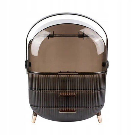 ECARLA organizer szkatułka na kosmetyki biżuterię Czarny CB54