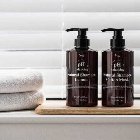 PRRETI PH Balancing Natural szampon do włosów zniszczonych Lemon 500ml