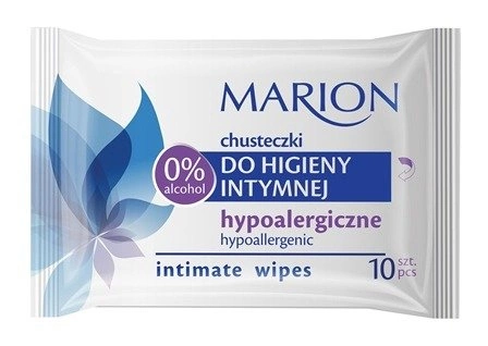 MARION Chusteczki do higieny intymnej hypoalergiczne 10szt