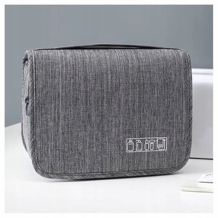 ECARLA kosmetyczka rozkładana Czarny 23x19cm KS34WZ3