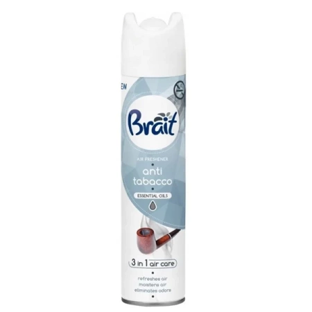 BRAIT Air Freshener Essential Olis odświeżacz powietrza klasyczny Anti Tabacco 300ml 