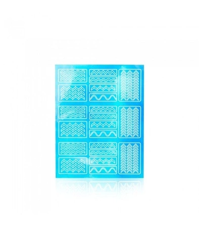 NEESS Naklejki na paznokcie Zygzaki (3694)