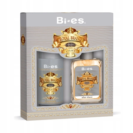 BIES Men Royal Brand zestaw prezentowy [woda po goleniu 100ml + dezodorant 150ml] Light
