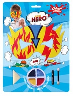 ESTETICA Chlapu Chlap zestaw do charakteryzacji SuperHero (piankowa maska + farbki)