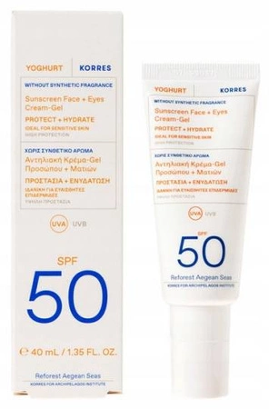 KORRES Yoghurt krem do twarzy i okolic oczu SPF50 40ml