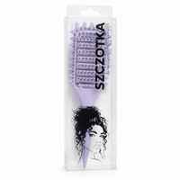 ECARLA szczotka do włosów kręconych, do rozczesywania, suszenia, masażu Fioletowa SCZ20FIO