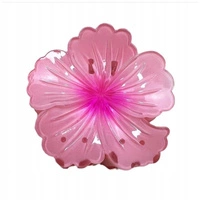 ECARLA spinka-klamra do włosów Hibiskus Ombre Róż SP384
