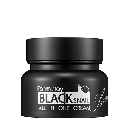FARMSTAY Black Snail krem do twarzy ze śluzem ślimaka All In One 100ml