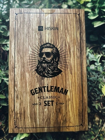 HISKIN Men Gentleman zestaw kosmetyczny 6-elementowy w skrzyni