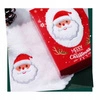 ECARLA ręcznik świąteczny w opakowaniu 35x35cm Mikołaj REC59WZ1
