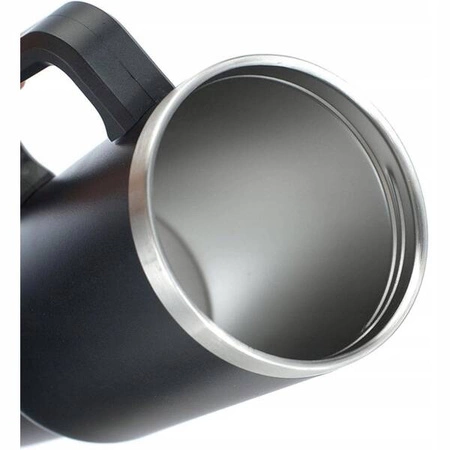 ECARLA kubek termiczny z uchwytem i rurką 1000ml Pudrowy CUP02