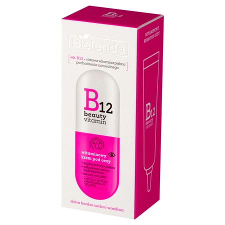 BIELENDA B12 Beauty Vitamin witaminowy krem pod oczy 15ml