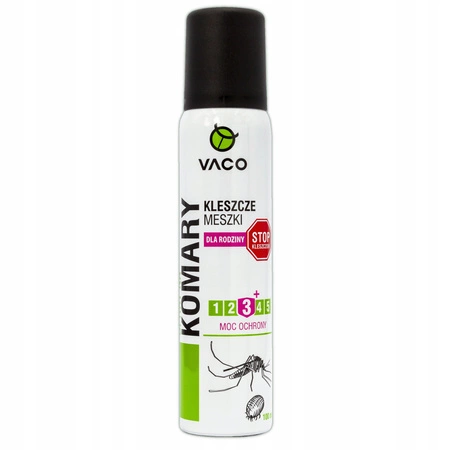 VACO spray na komary kleszcze i meszki dla rodziny 100ml