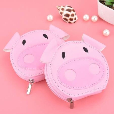 ECARLA zestaw akcesoriów do manicure w etui Różowa Świnka AK07