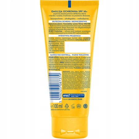 DAX Sun emulsja ochronna bezzapachowa do skóry wrażliwej SPF50 100ml