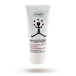 ZIAJA Maziajki żel do zębów bez fluoru smak coli 50ml