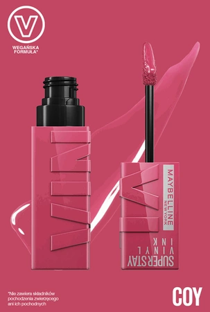 MAYBELLINE Super Stay Vinyl Ink pomadka do ust 020 Coy 4,2ml