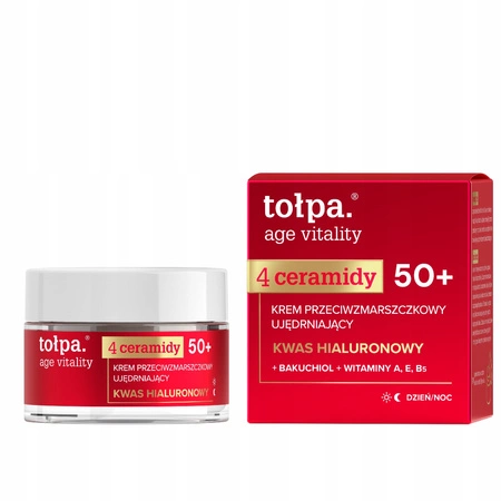 TOŁPA Age Vitality 4 Ceramidy krem do twarzy 50+ ujędrniający 50ml