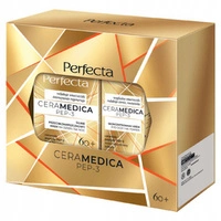 DAX Perfecta Ceramedica Pep-3 zestaw do twarzy 60+ (krem + krem pod oczy)