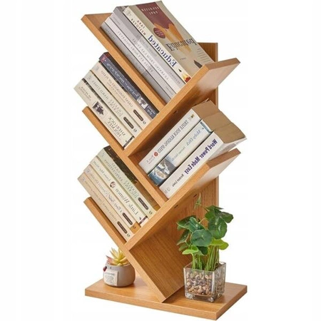ECARLA regał 5 półek na książki na biurko SZ36JBR