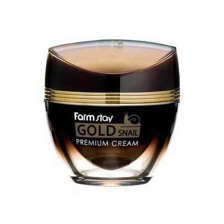 FARMSTAY Gold Snail krem do twarzy ze śluzem ślimaka i złotem 50ml