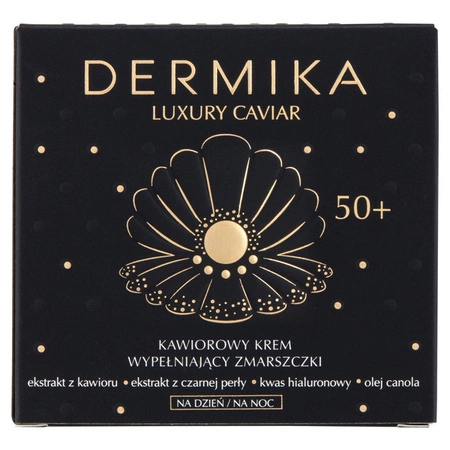 DERMIKA Luxury Caviar krem wypełniający zmarszczki 50+ 50ml TERMIN 11-2025