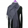 ECARLA szal z frędzlami, chusta 70x 200cm Szary SZA40SZA 