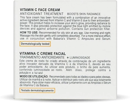 BABARIA Vitamin C krem do twarzy antyoksydacyjny 50ml