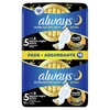 ALWAYS Ultra Secure Night podpaski ze skrzydełkami Light Duo 2x5szt 
