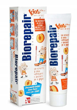 BIOREPAIR Junior pasta do zębów dla dzieci Brzoskwinia 50ml