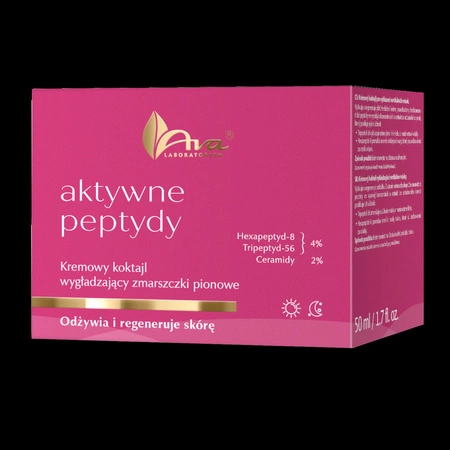 AVA Aktywne Peptydy kremowy koktajl wygładzający zmarszczki pionowe 50ml