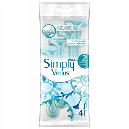 GILLETTE Simply Venus2 maszynka do golenia 4szt