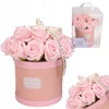ECARLA Flower Box bukiet zapachowych kwiatów mydlanych 21szt Różowe BUK08R