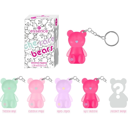 ESSENCE The Rare Bears błyszczyk do ust KOLOR WYBIERANY LOSOWO 1,38ml