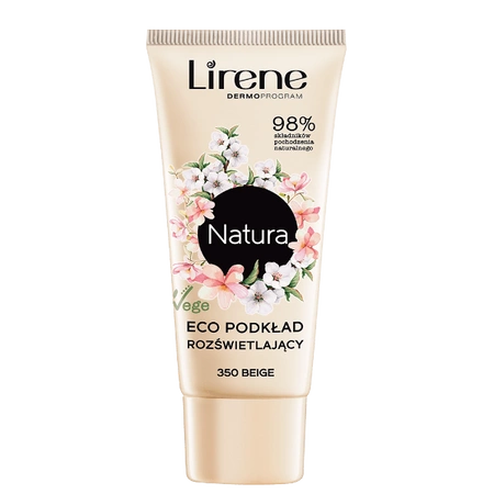 LIRENE Natura Eco podkład rozświetlający 350 Beige 30ml