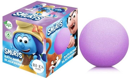 BIES Smerfy kula do kąpieli Blackberry 165g TERMIN 02-2026