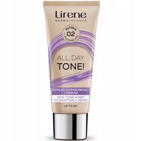 LIRENE All Day Tone! podkład do twarzy dopasowujący + serum 02 Natural 30ml