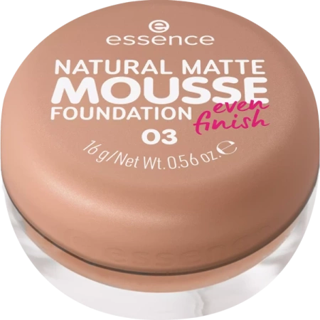 ESSENCE Natural Matte Mousse Foundation podkład do twarzy w musie 03 16g 