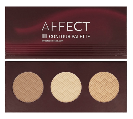 AFFECT Contour Palette paleta do konturowania H-0004 D-0007 G0007 3x6g